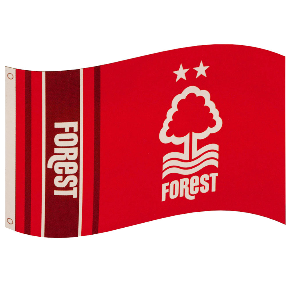 Nottingham Forest FC Wordmark Flag: 1 - Flags & Banners By Nottingham Forest