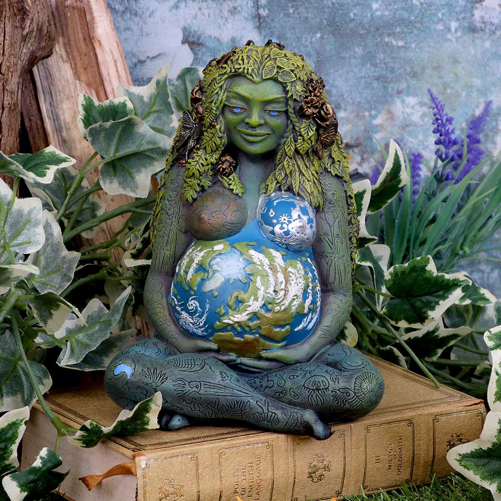 Oberon Zell Mother Earth Figurine Millenial Gaia Ornament: 1 - Figures & Collectables By Oberon Zell’s Mythic Images