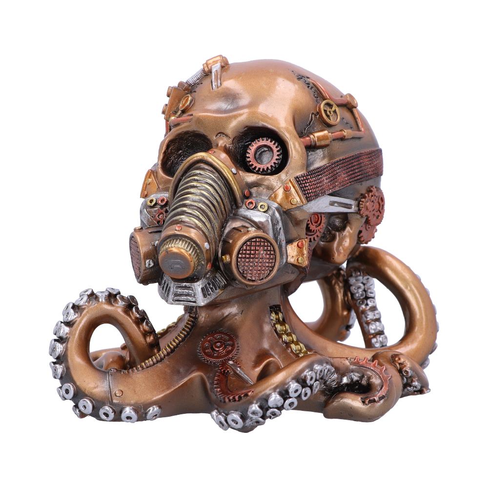 Octo Respiration Bronze Steampunk Skull 18cm: 4 - Figures & Collectables By Gift Moments