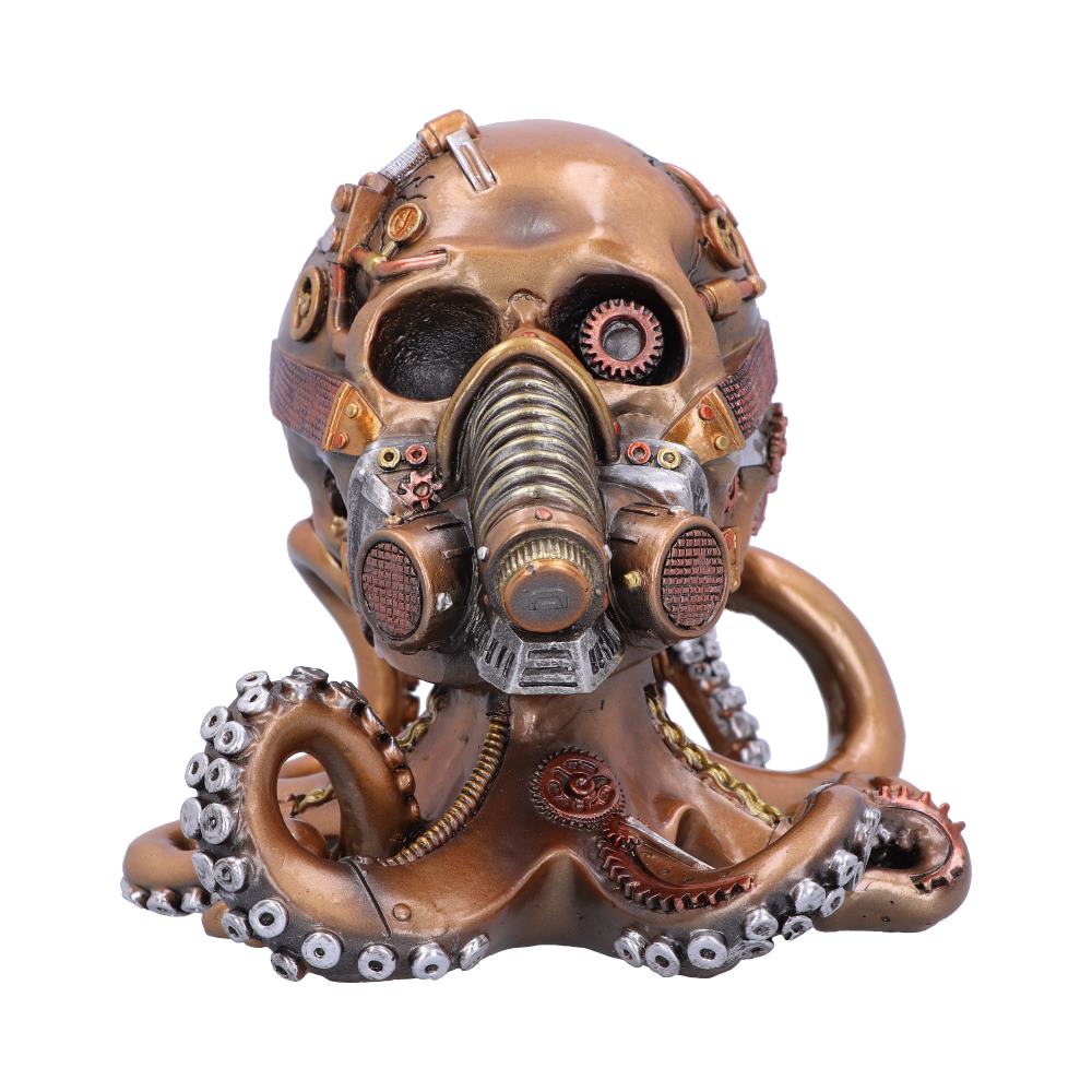 Octo Respiration Bronze Steampunk Skull 18cm: 3 - Figures & Collectables By Gift Moments
