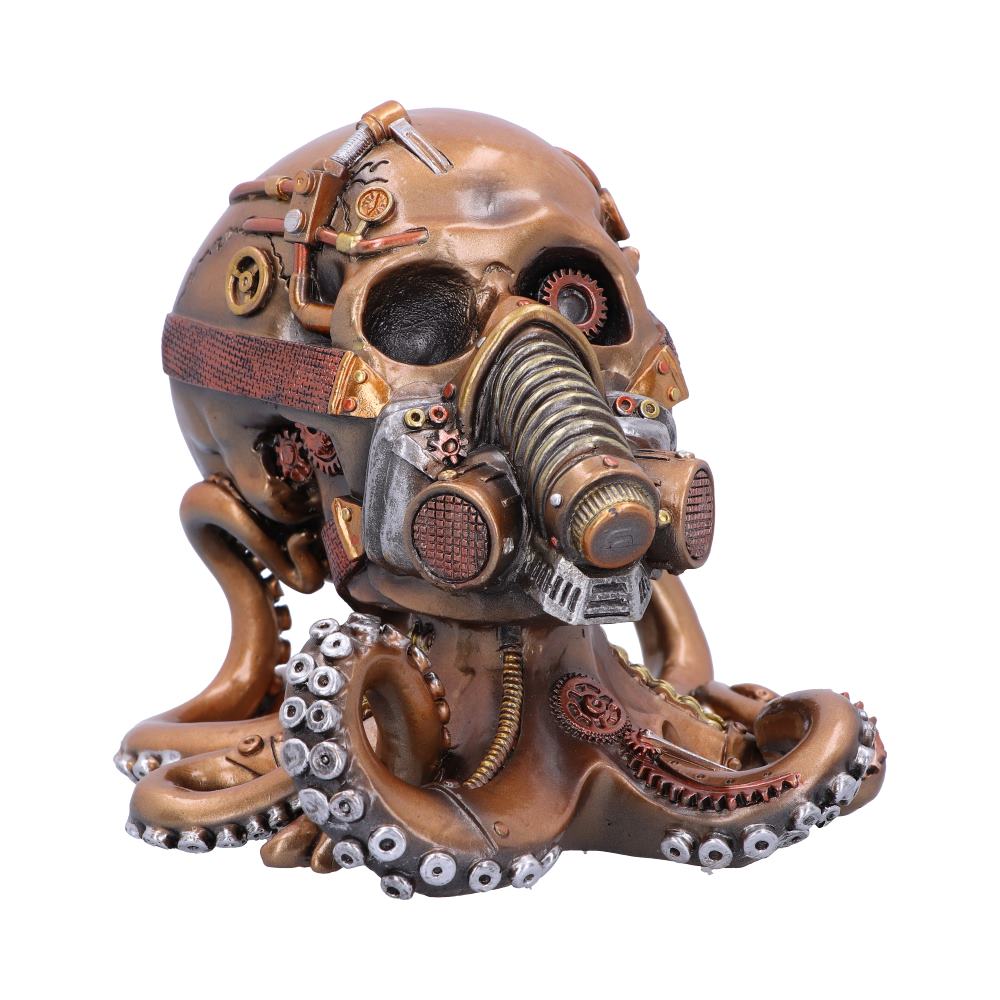 Octo Respiration Bronze Steampunk Skull 18cm: 2 - Figures & Collectables By Gift Moments