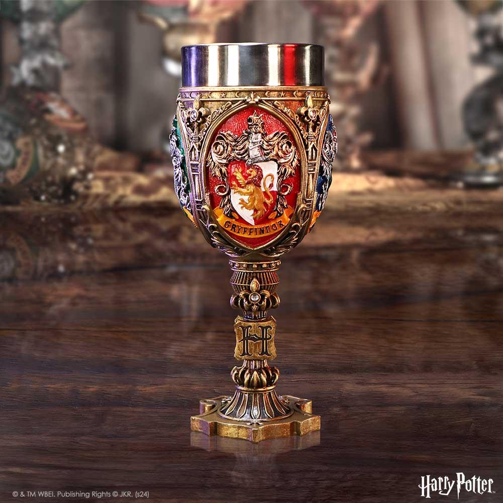 Officially Licensed Harry Potter Four Hogwarts House Collectible Goblet - Shop Goblets & Chalices At Gift Moments - 1