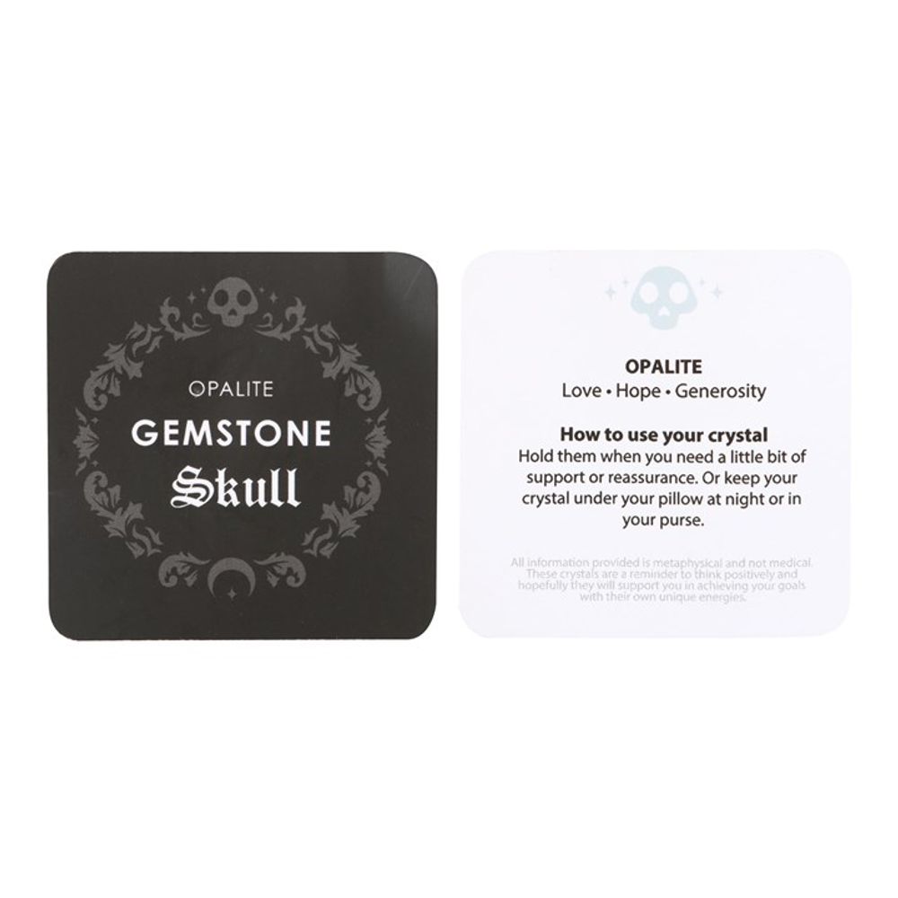 Opalite Crystal Skull: 4 - By Gift Moments