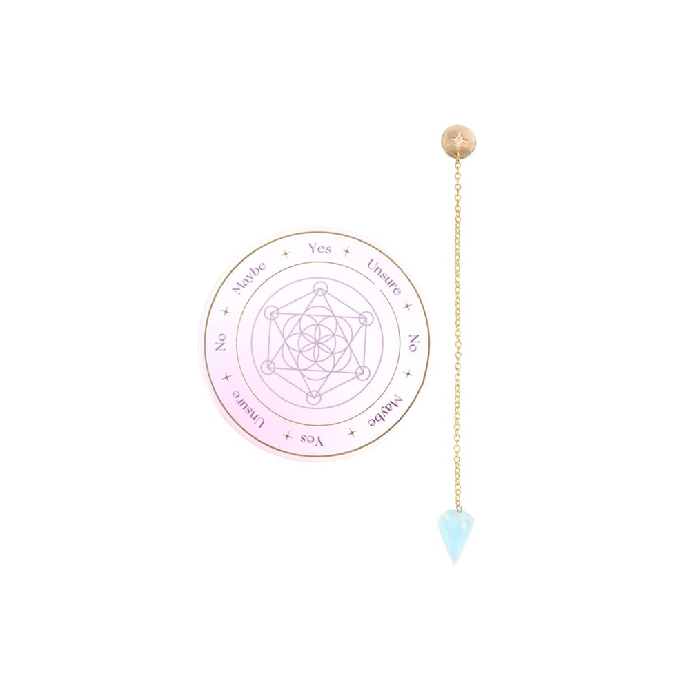Opalite Pendulum Divination Kit: 2 - By Gift Moments
