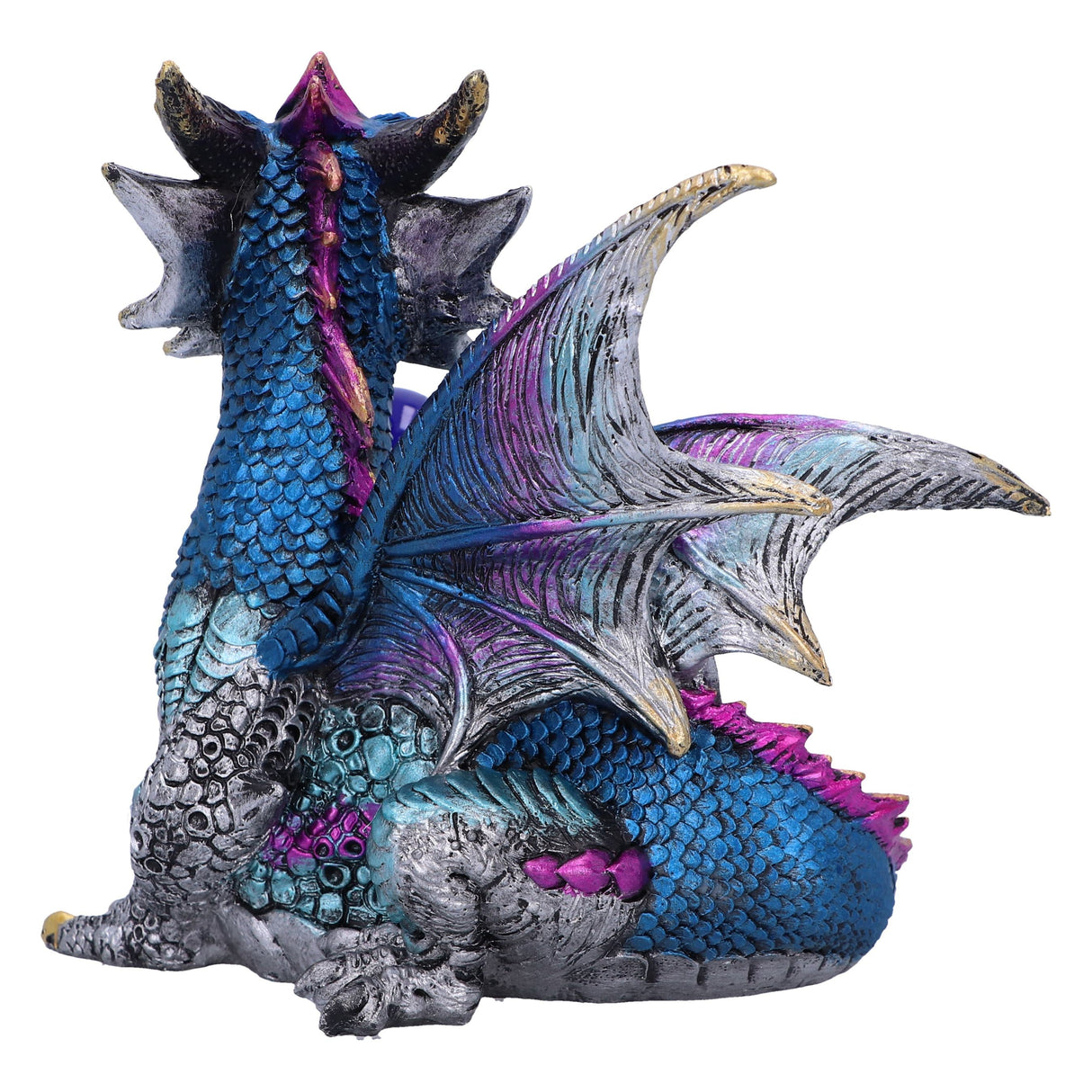Orb Hoard Dragon Figurine (Blue): 4 - Figures & Collectables By Gift Moments