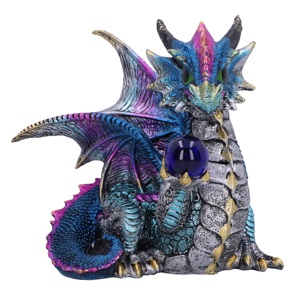 Orb Hoard Dragon Figurine (Blue): 2 - Figures & Collectables By Gift Moments