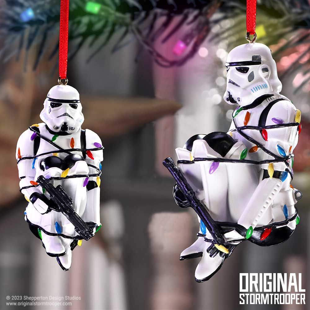 Original Stormtrooper In Fairy Lights Hanging Ornament - Shop Decorations At Gift Moments - 2