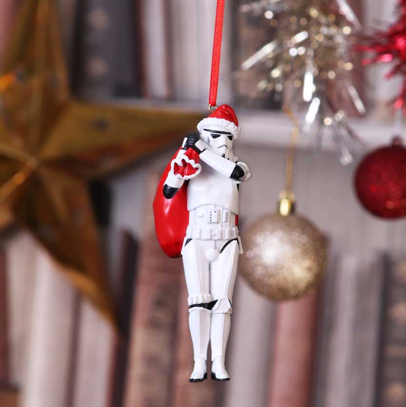 Original Stormtrooper Santa Sack Hanging Ornament - Shop Decorations At Gift Moments - 1