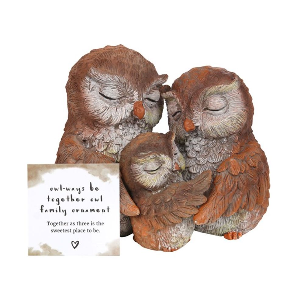 Owl-ways Be Together Owl Family Ornament: 4 - Ornaments By Gift Moments