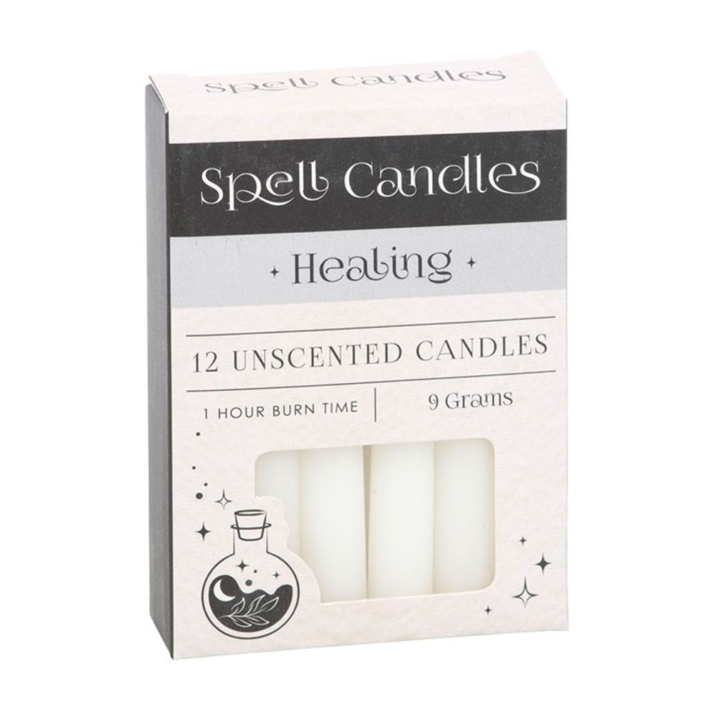 Pack of 12 Healing Spell Candles: 1 - Candles By Gift Moments