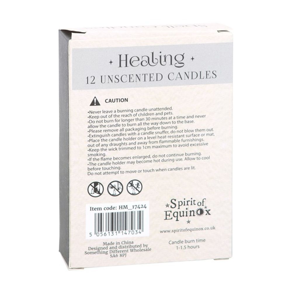 Pack of 12 Healing Spell Candles: 2 - Candles By Gift Moments