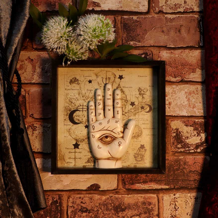 Palmistry Companion Framed Chiromancy Wall Mounted Art - Shop Wall Hanging Sculptures At Gift Moments - 1