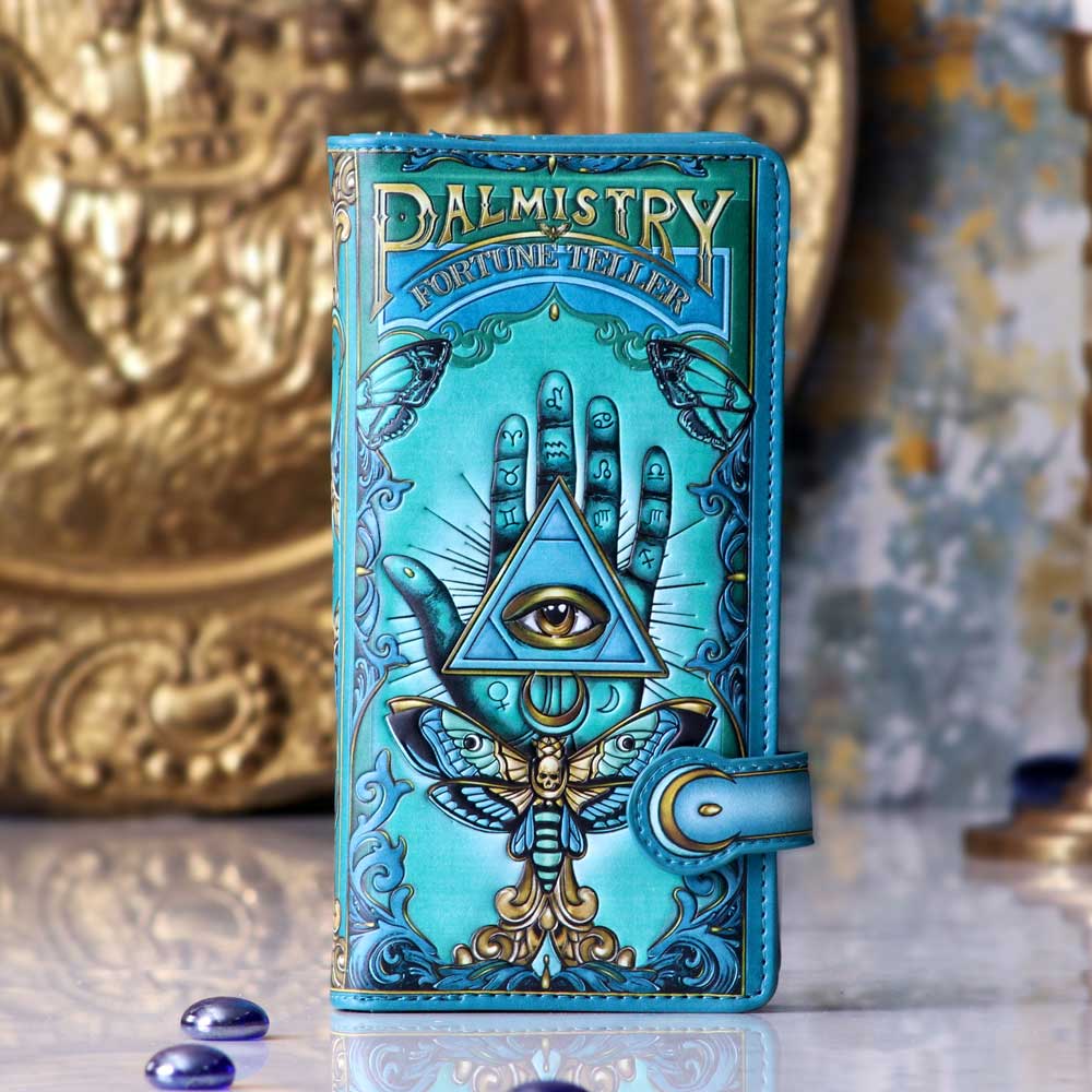 Palmistry Embossed Purse 18.5cm - Shop Purses At Gift Moments - 1