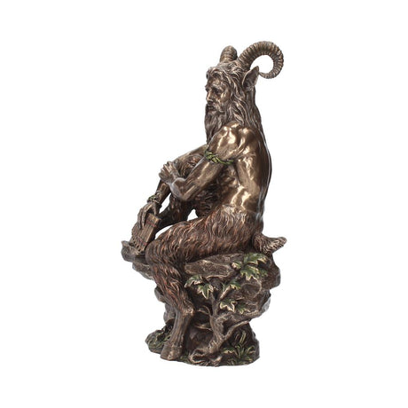 Pan Fawn With Pan Flutes Finished in Bronze 30.5cm: 3 - Figurines Large (30-50cm) By Gift Moments