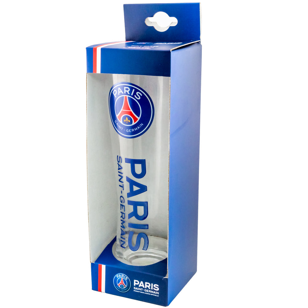 Paris Saint Germain FC Tall Beer Glass: 3 - Glassware By Paris Saint Germain