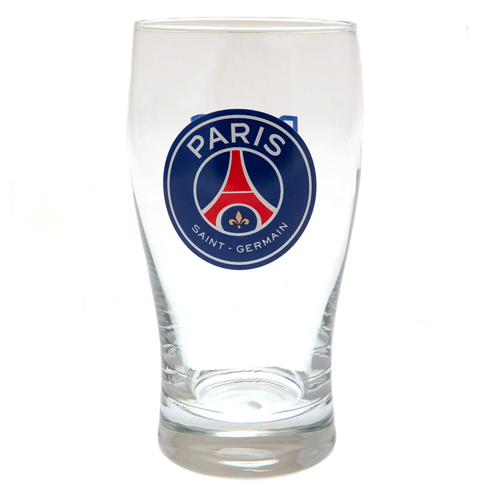 Paris Saint Germain FC Tulip Pint Glass - Shop Glassware At Gift Moments - 1