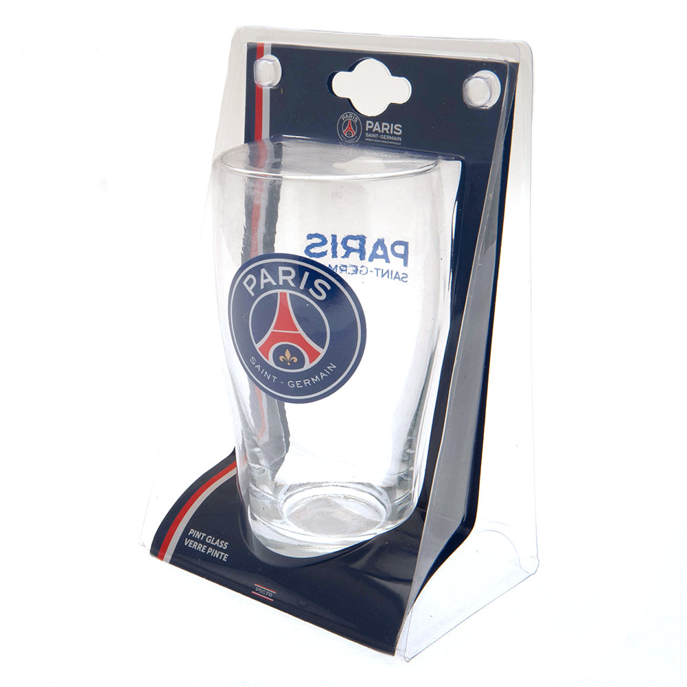 Paris Saint Germain FC Tulip Pint Glass - Shop Glassware At Gift Moments - 3