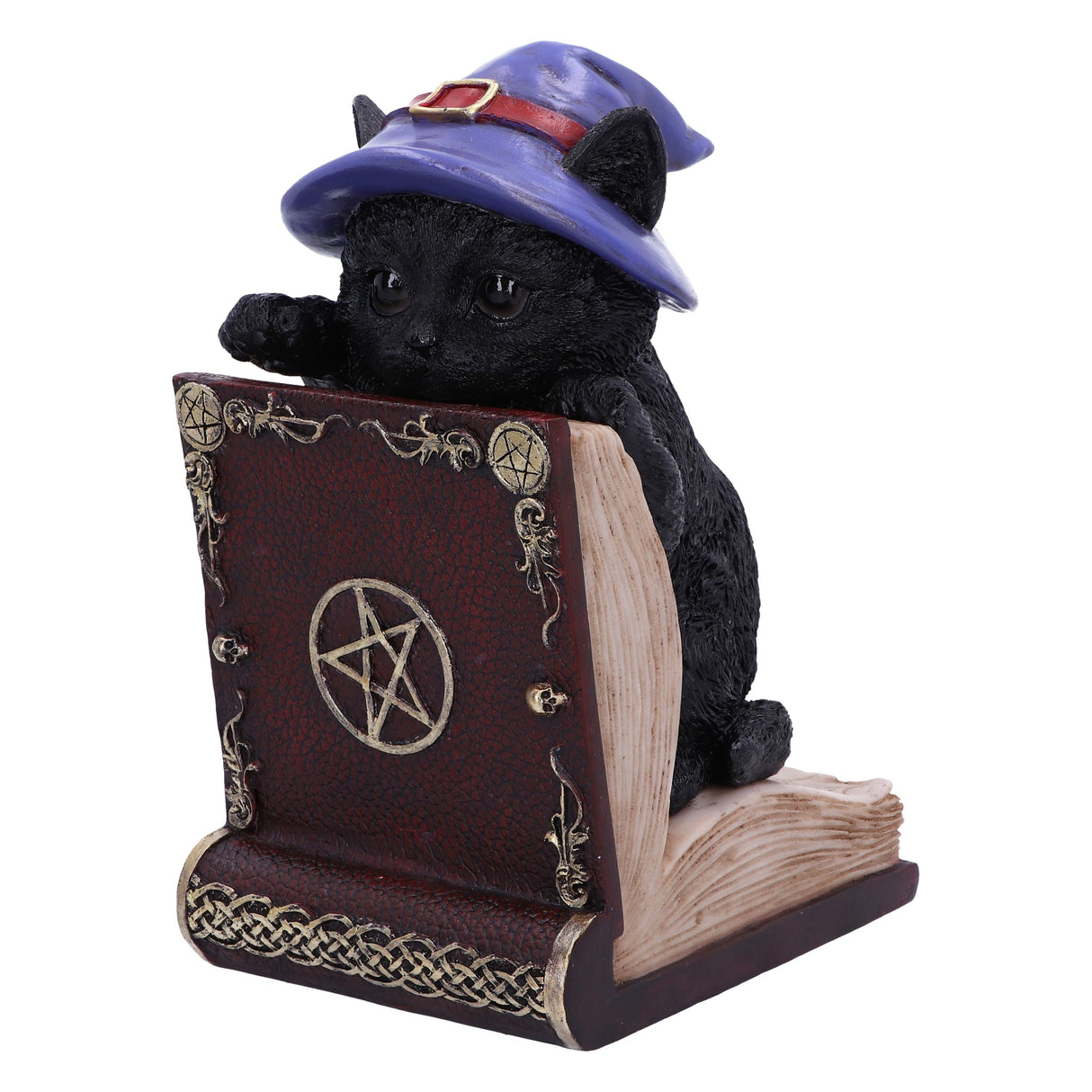 Peek-a-boo Witch Cat Bookend: 2 - Figures & Collectables By Gift Moments