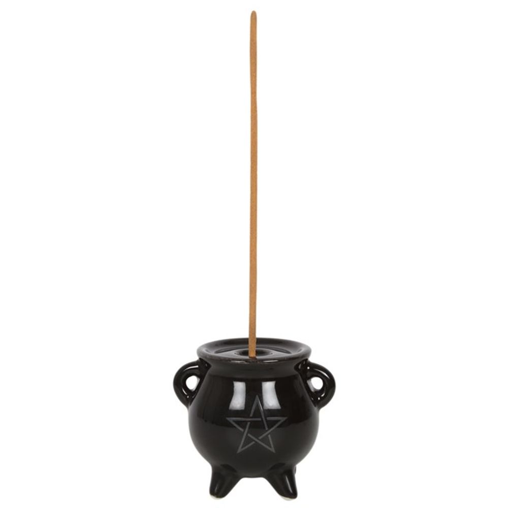 Pentagram Cauldron Ceramic Incense Holder: 2 - Incense Holders By Gift Moments
