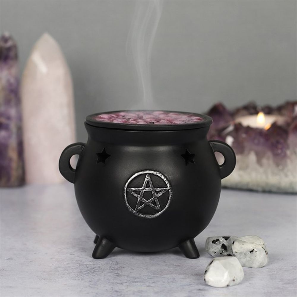 Pentagram Cauldron Incense Cone Holder: 4 - Incense Holders By Gift Moments