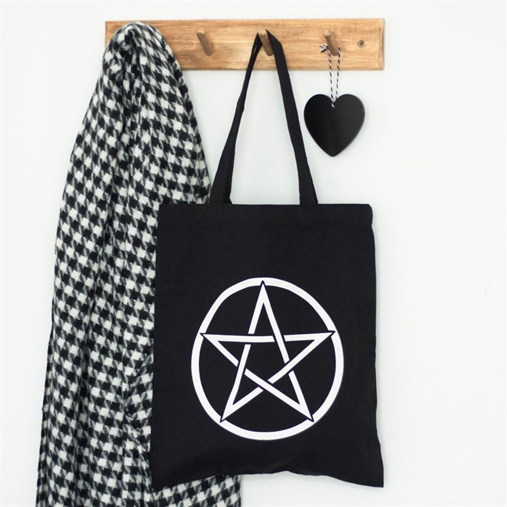 Pentagram Polycotton Tote Bag: 4 - By Gift Moments