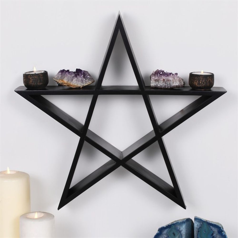 Pentagram Wall Shelf: 3 - By Gift Moments