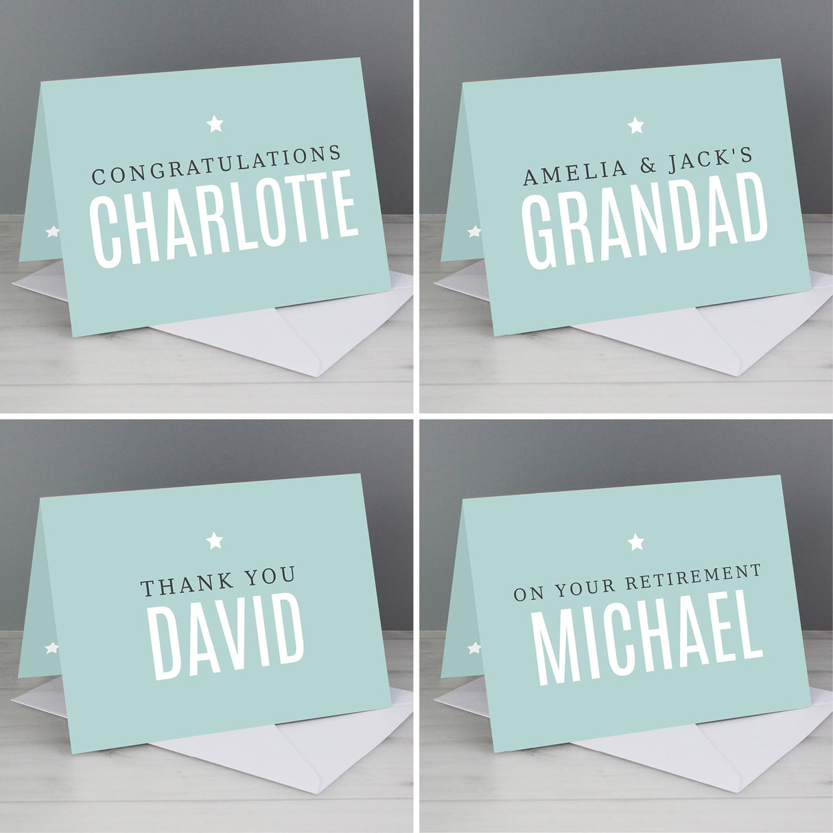 Personalise With Your Own Message Card: 2 - Greeting Cards By Gift Moments