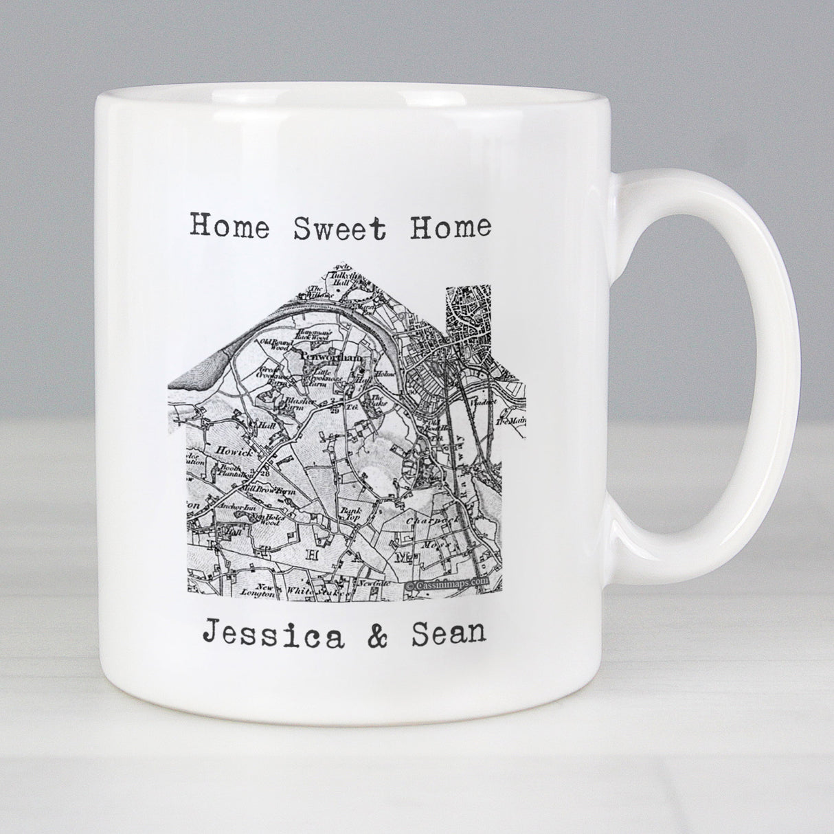Personalised 1805 - 1874 Old Series Map Home Mug: 1 - Mugs By Gift Moments