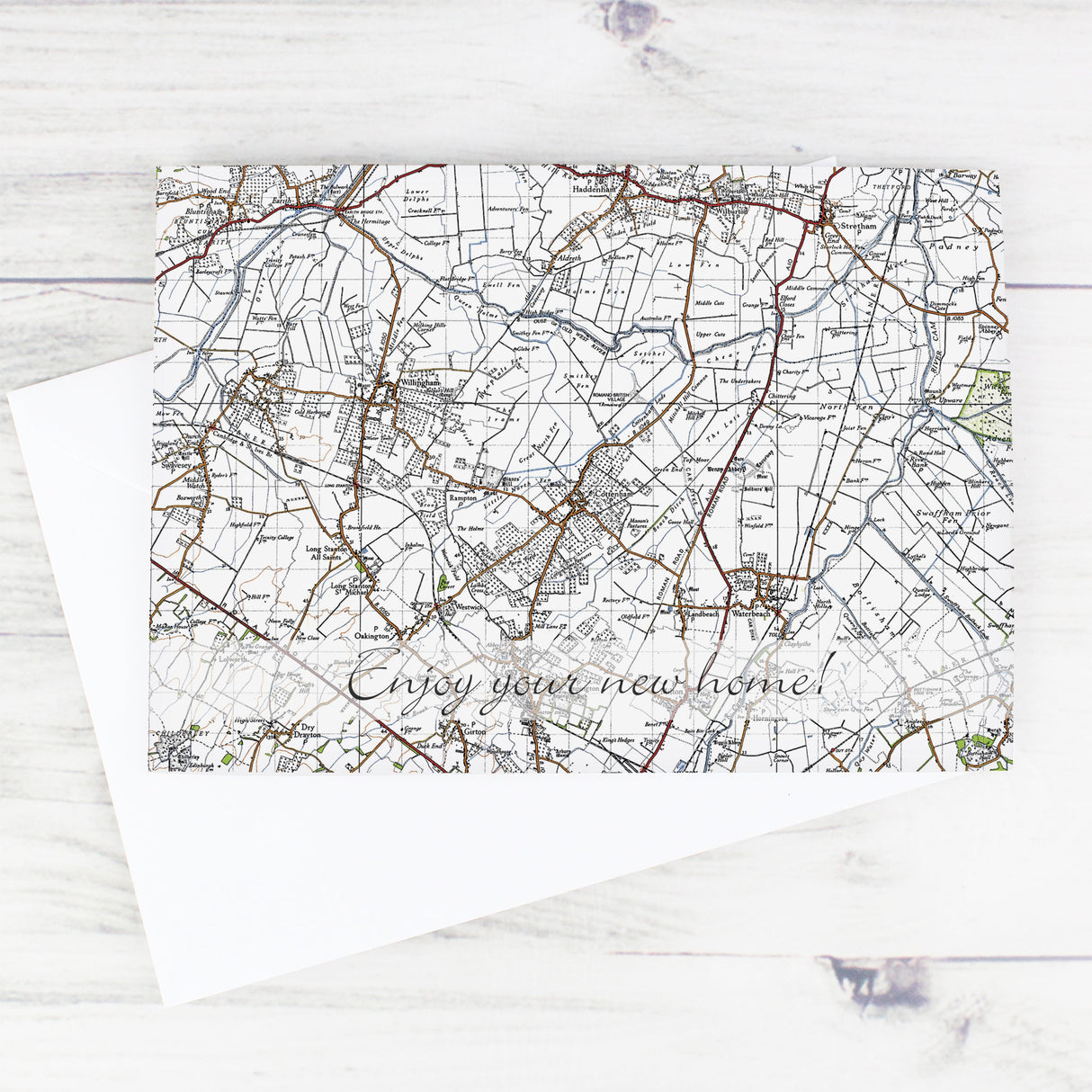 Personalised 1945 - 1948 New Popular Map Card: 1 - Greeting Cards By Gift Moments
