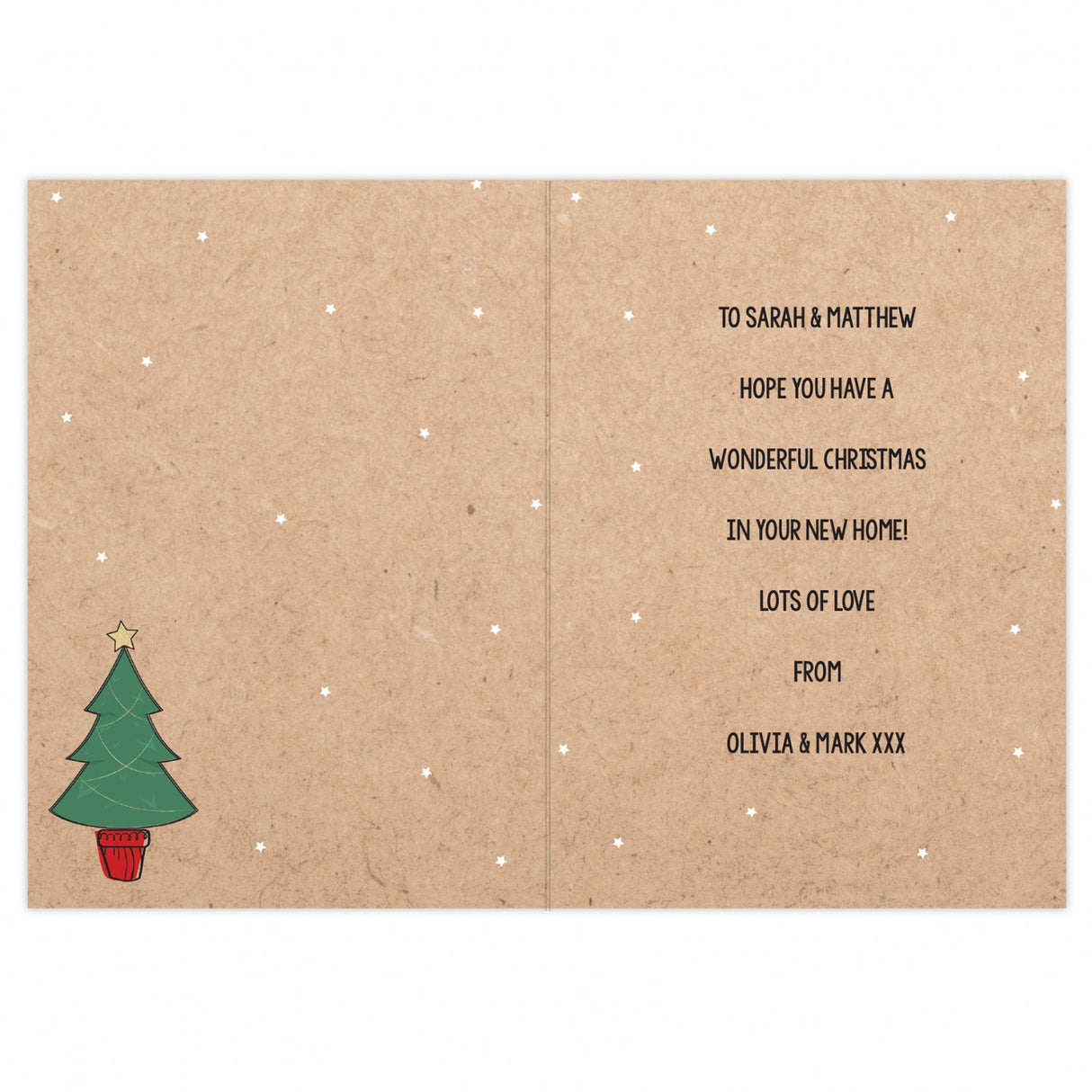 Personalised 1st Christmas In Your New Home Card: 4 - Greeting Cards By Gift Moments