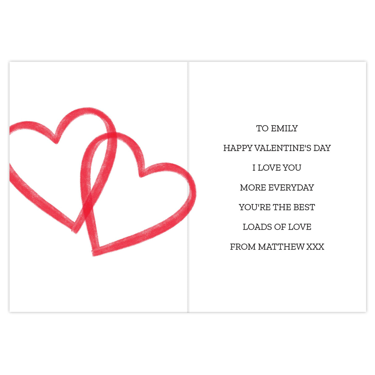Personalised Our 1st Valentine’s Day Card: 4 - Greeting Cards By Gift Moments
