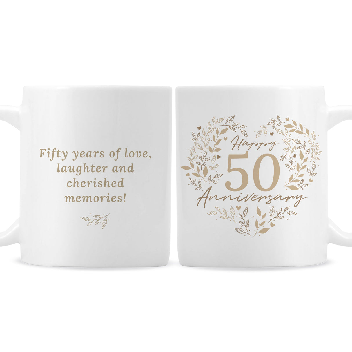 Personalised 50th Golden Wedding Anniversary Mug: 5 - Mugs By Gift Moments