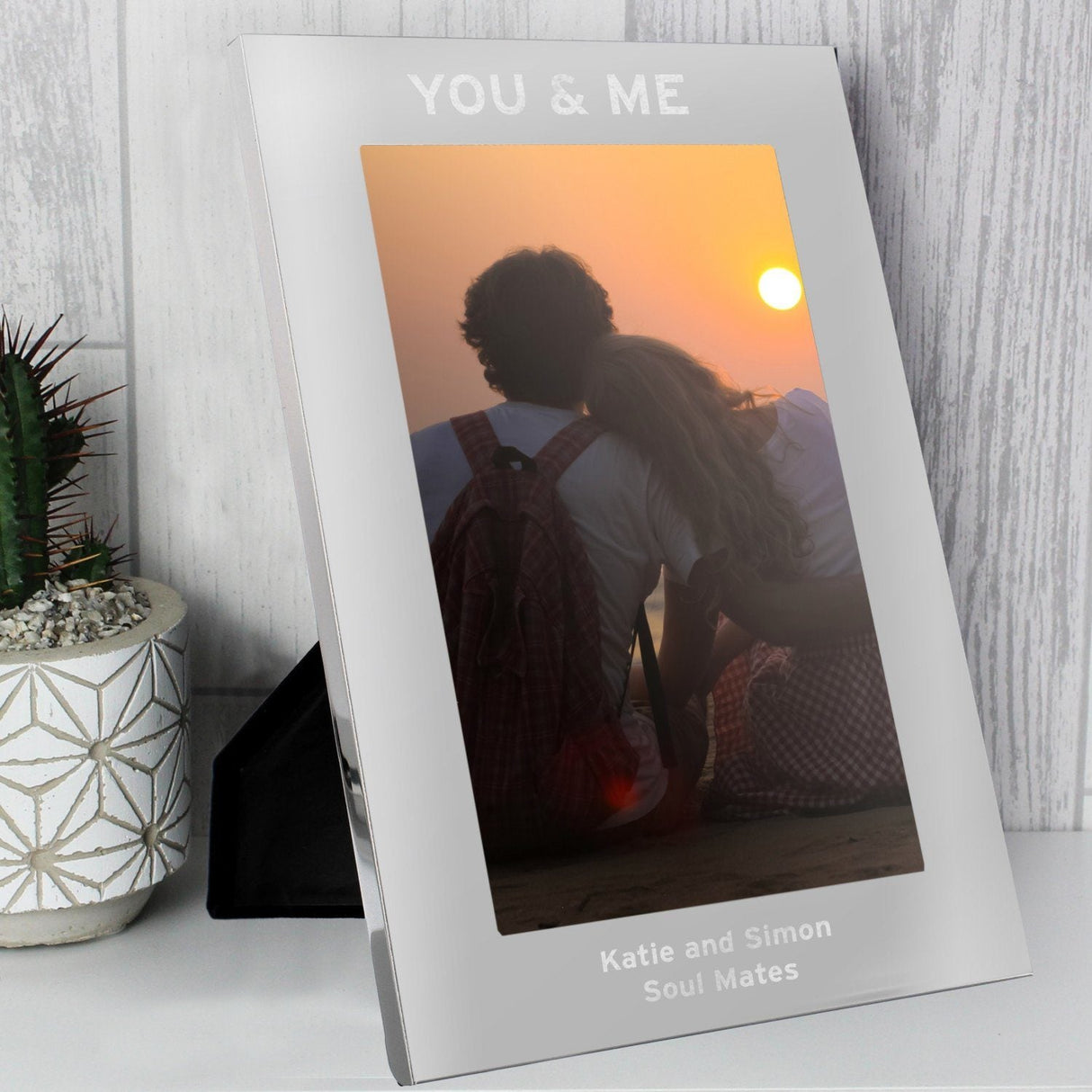 Personalised & Me 5x7 Silver Photo Frame: 2 - Photo Frames By Gift Moments