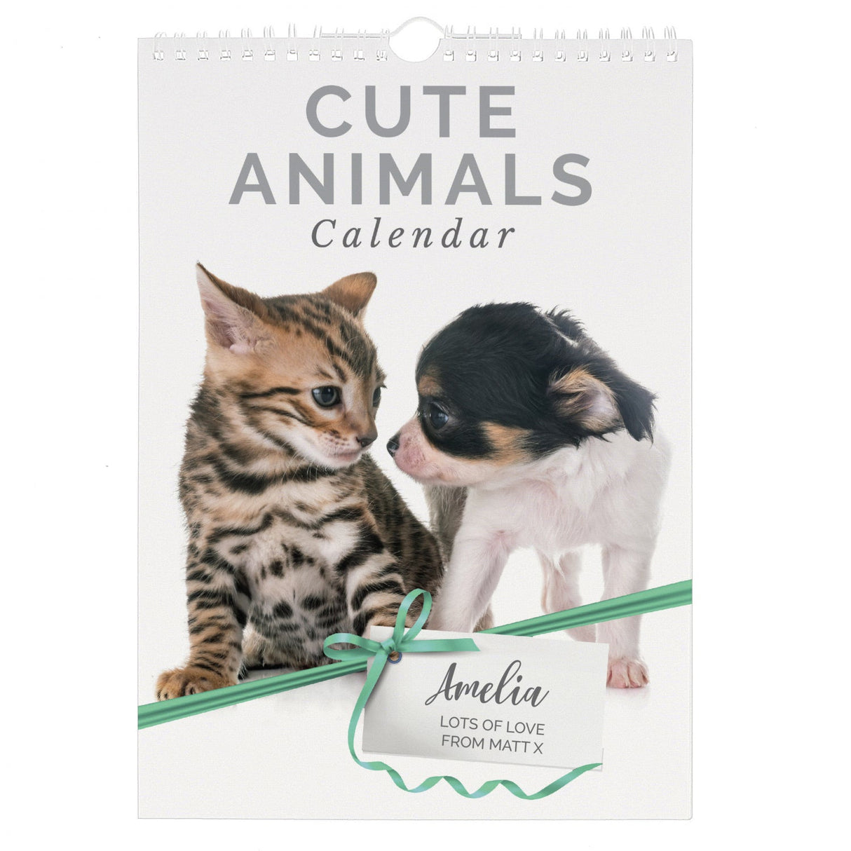Personalised A4 Cute Animals Calendar: 5 - Calendars & Planners By Gift Moments
