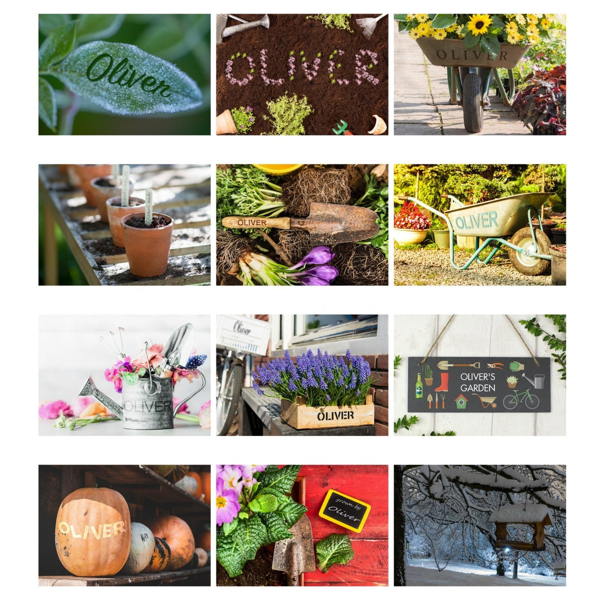 Personalised A4 Gardening Calendar - Shop Calendars & Planners At Gift Moments - 6