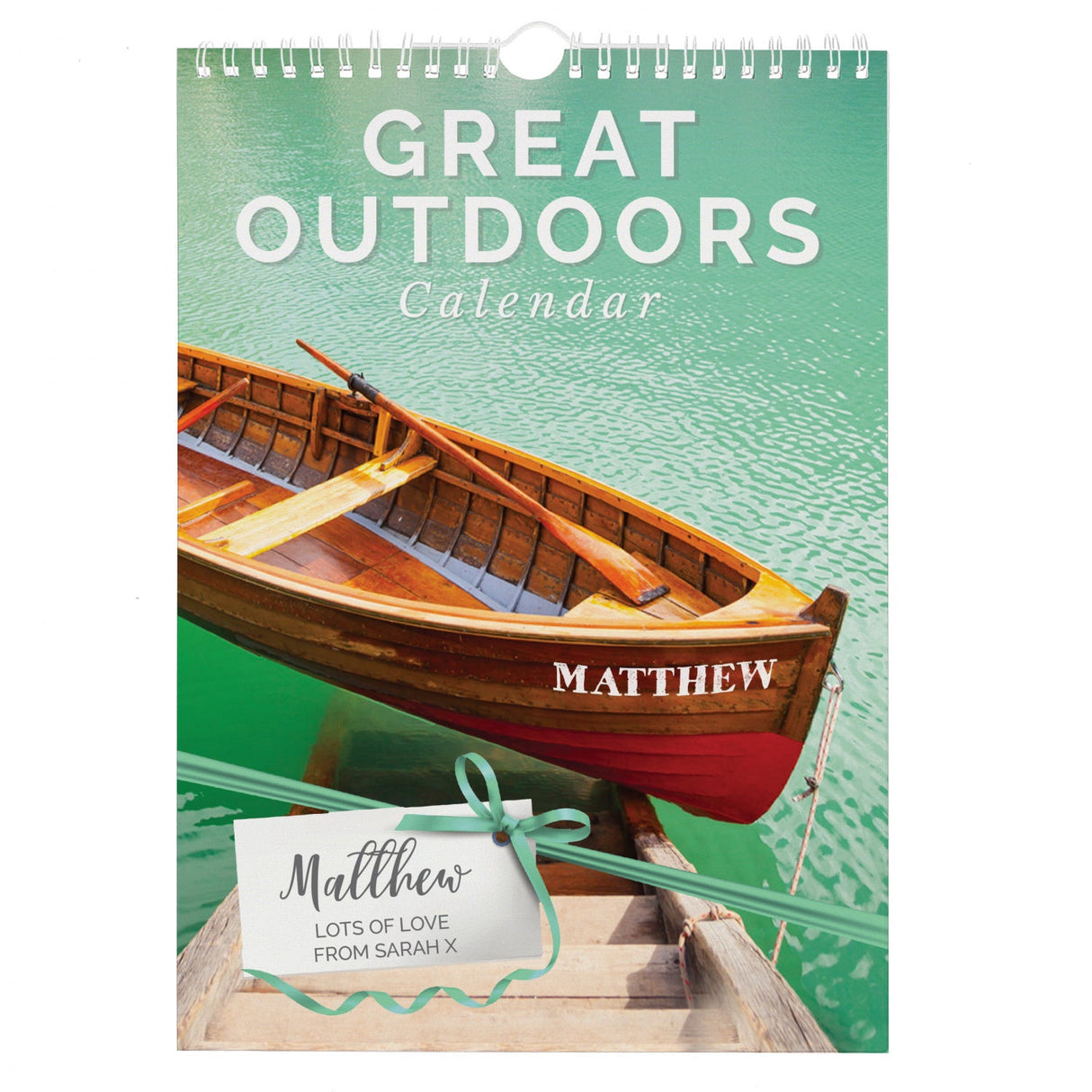 Personalised A4 Great Outdoors Calendar: 5 - Calendars & Planners By Gift Moments