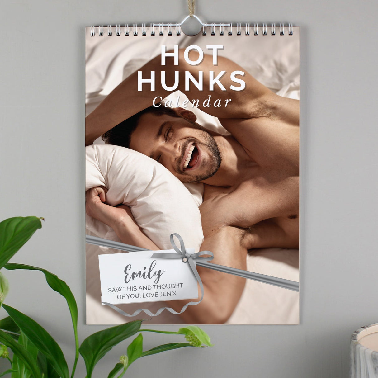 Personalised A4 Hot Hunks Calendar - Shop Calendars & Planners At Gift Moments - 1