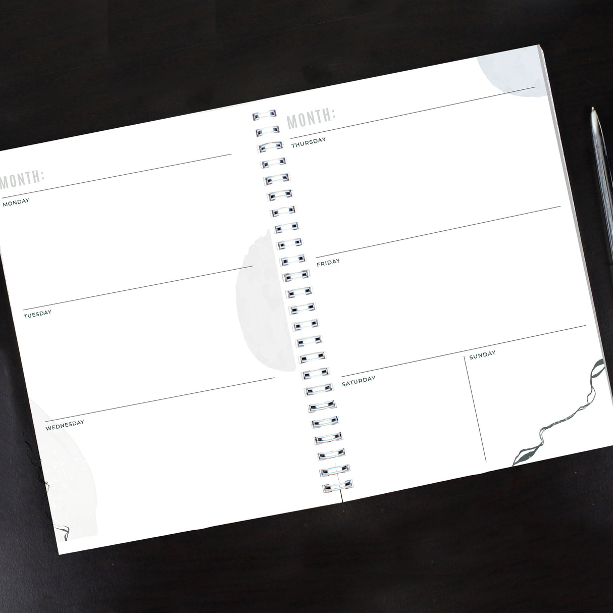 Personalised Abstract A5 Diary - Shop Diaries At Gift Moments - 2