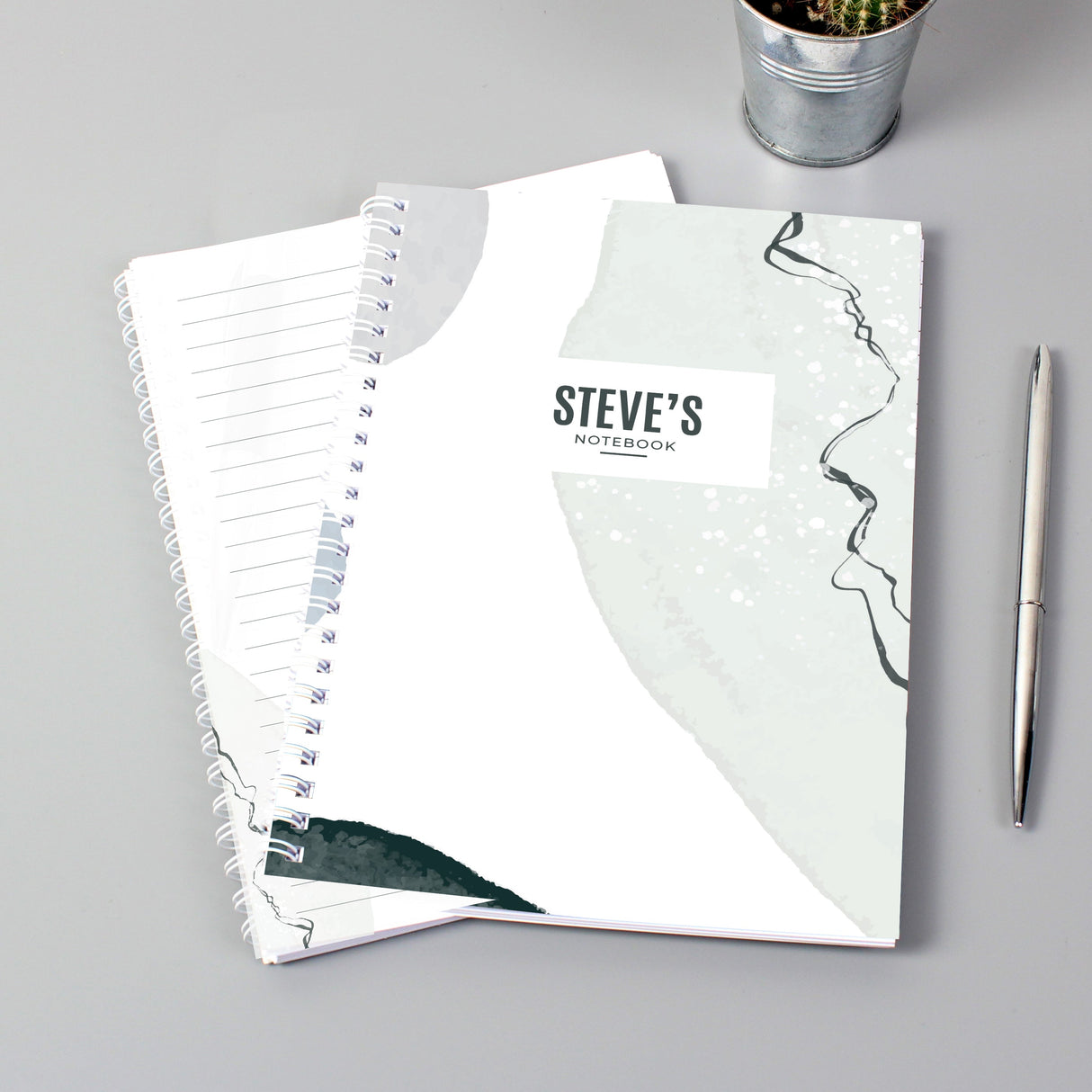 Personalised Abstract A5 Notebook: 1 - Notebooks By Gift Moments