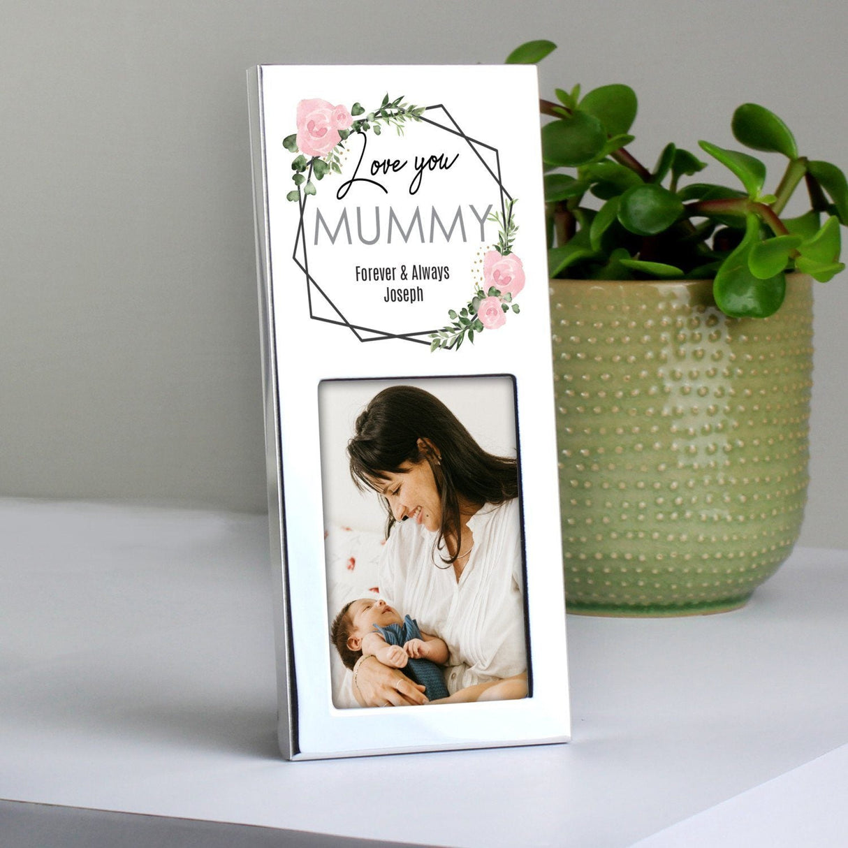 Personalised Abstract Rose 2x3 Photo Frame: 2 - Photo Frames By Gift Moments