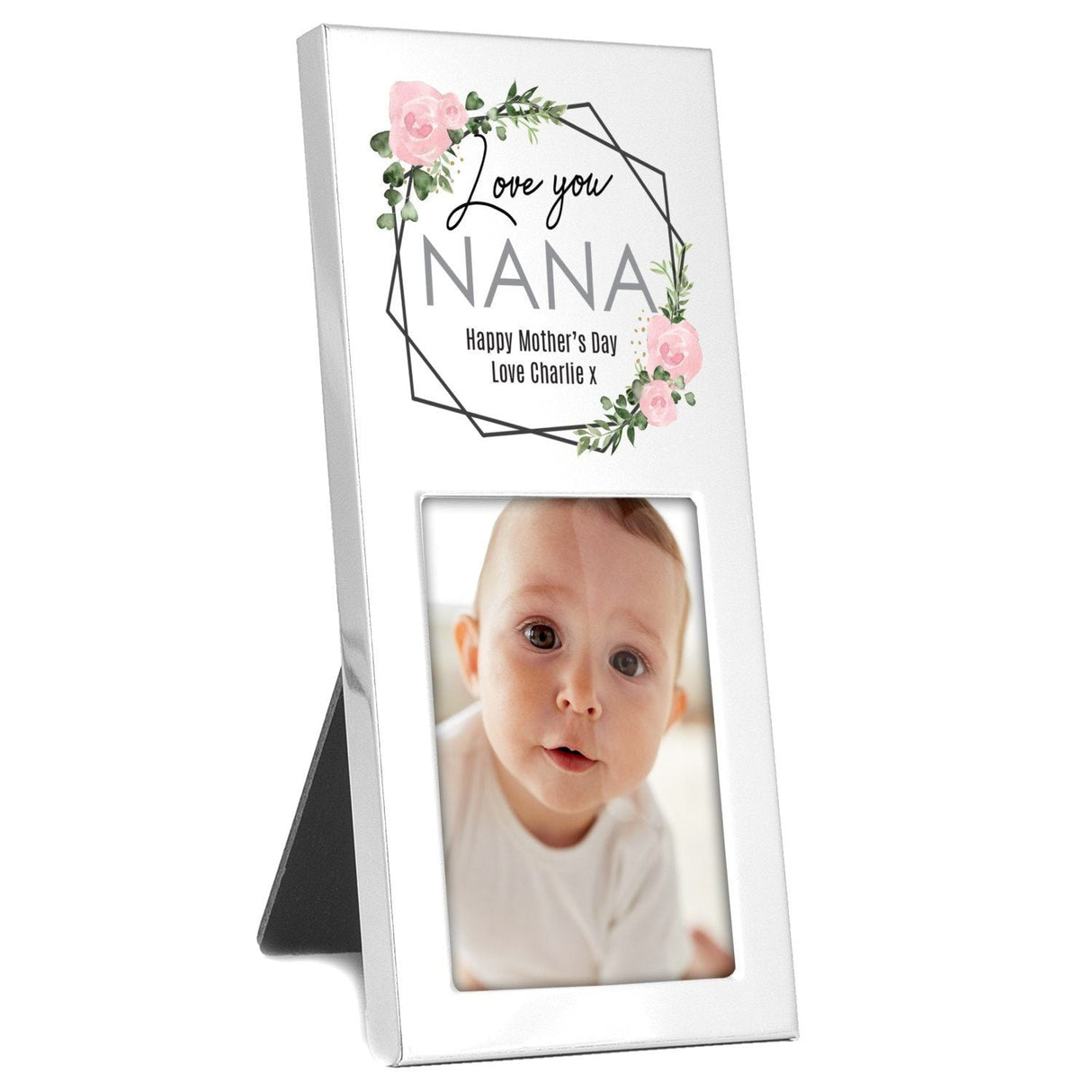 Personalised Abstract Rose 2x3 Photo Frame: 4 - Photo Frames By Gift Moments