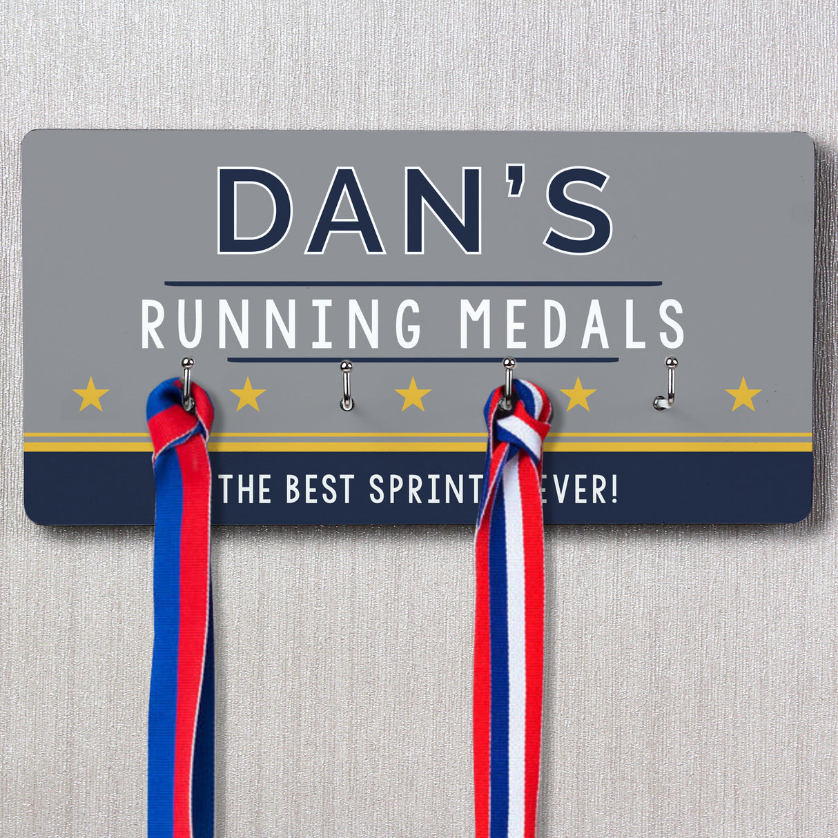 Personalised Achievement Medal Hooks: 6 - Signs & Plaques By Gift Moments