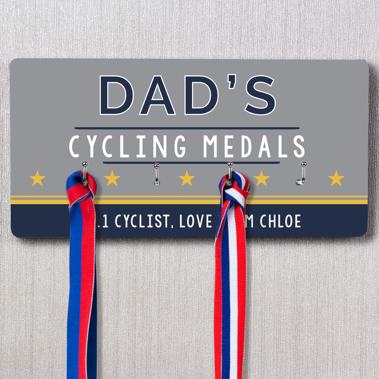 Personalised Achievement Medal Hooks: 3 - Signs & Plaques By Gift Moments