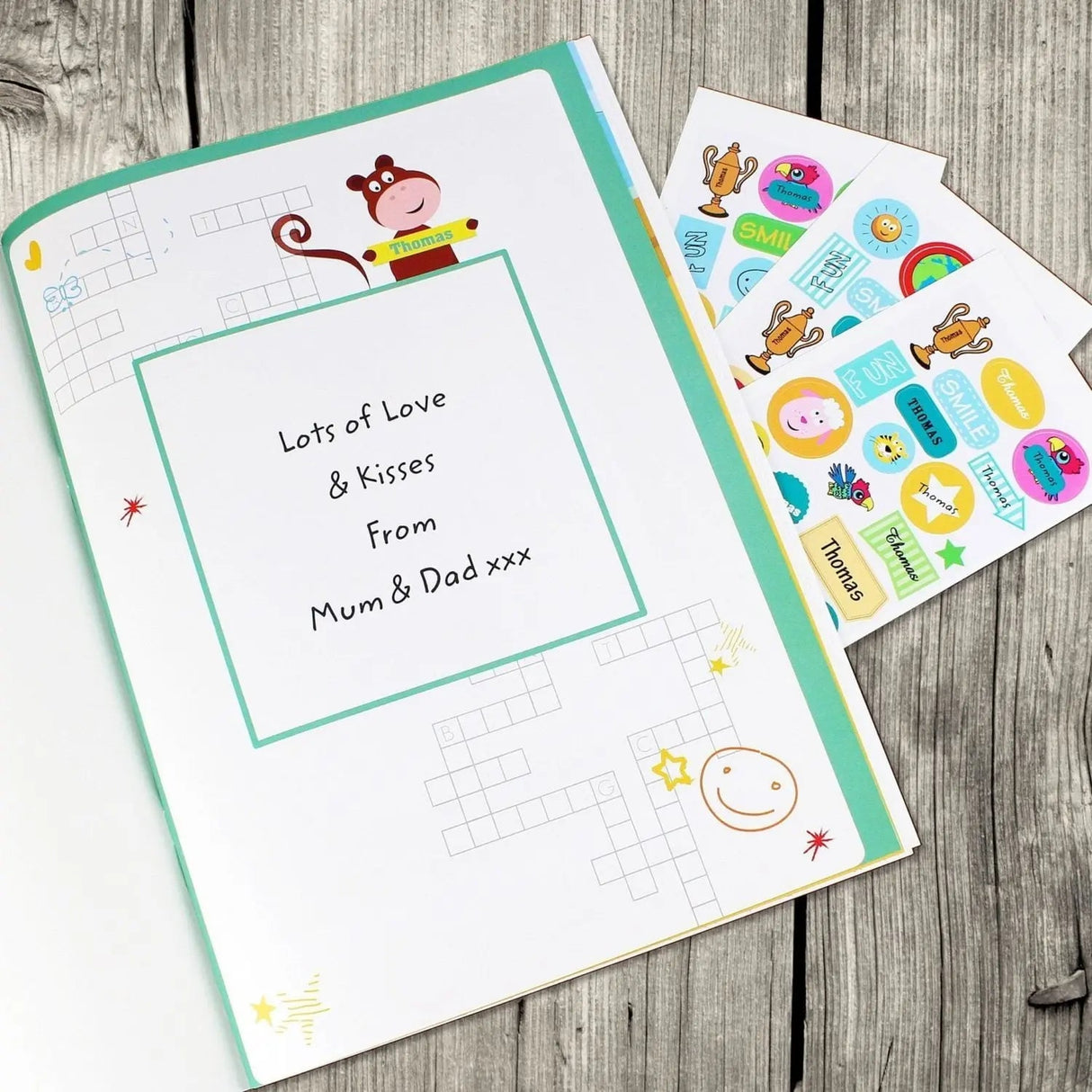 Personalised Activity Book with Stickers: 2 - Books By Gift Moments