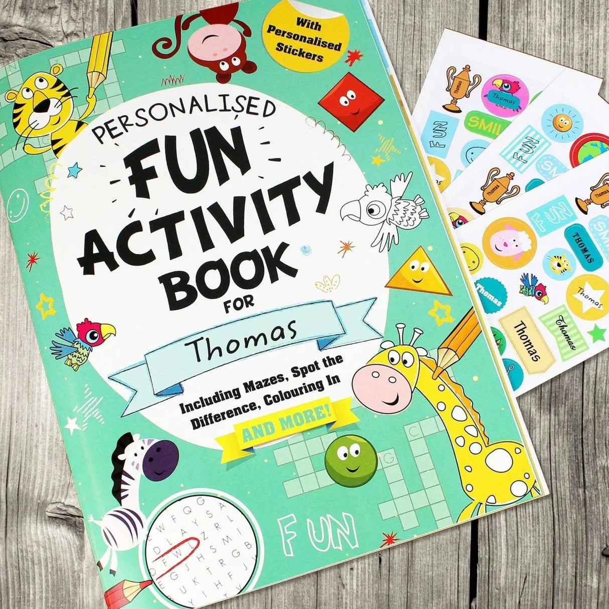 Personalised Activity Book with Stickers: 1 - Books By Gift Moments