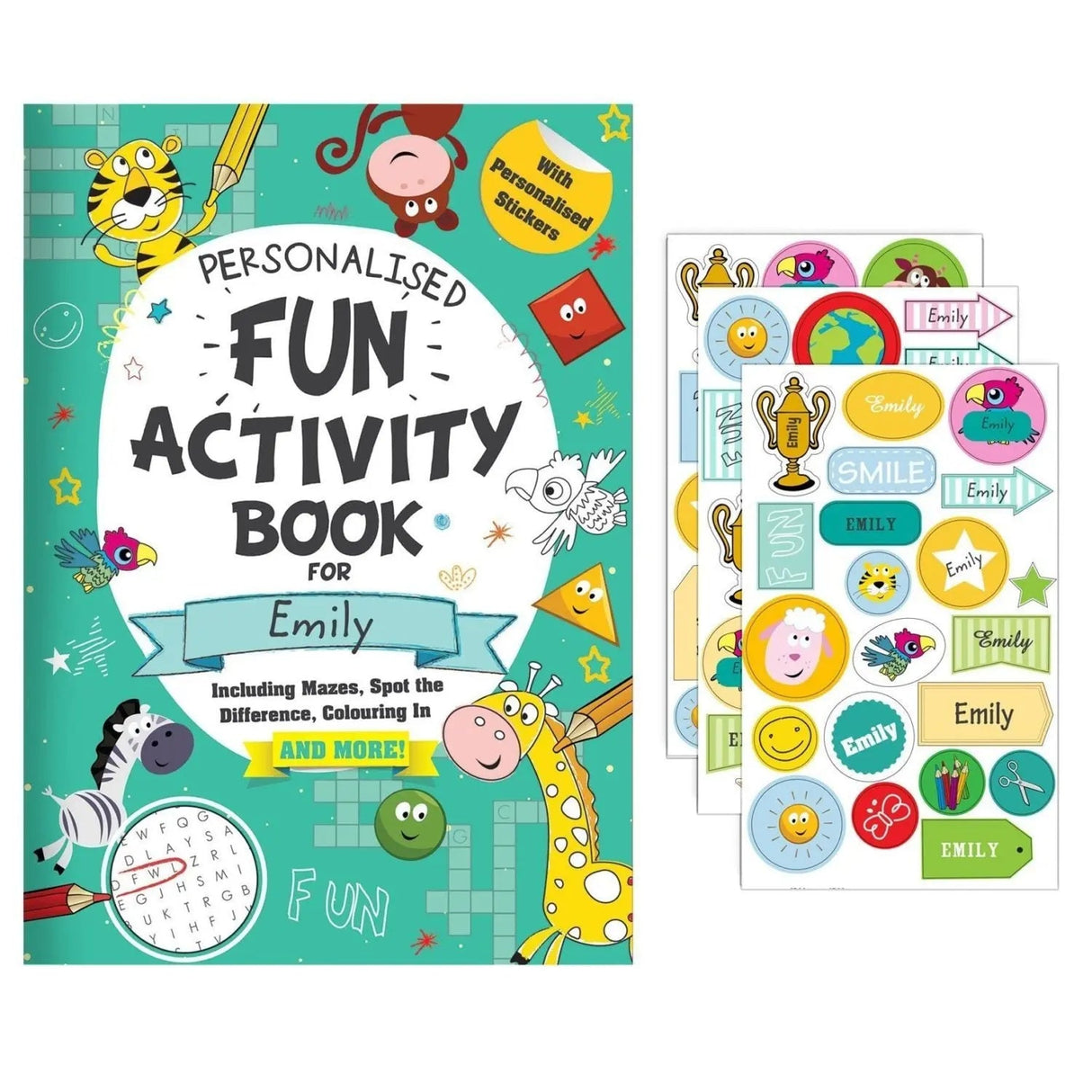 Personalised Activity Book with Stickers: 6 - Books By Gift Moments