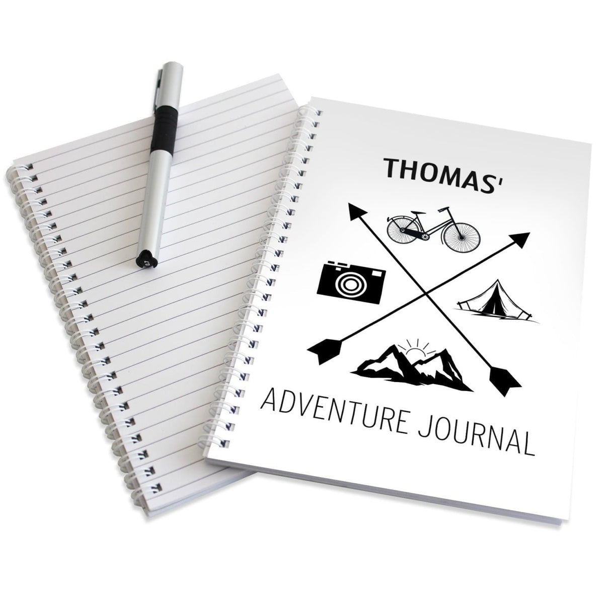 Personalised Adventure A5 Notebook: 3 - Notebooks By Gift Moments