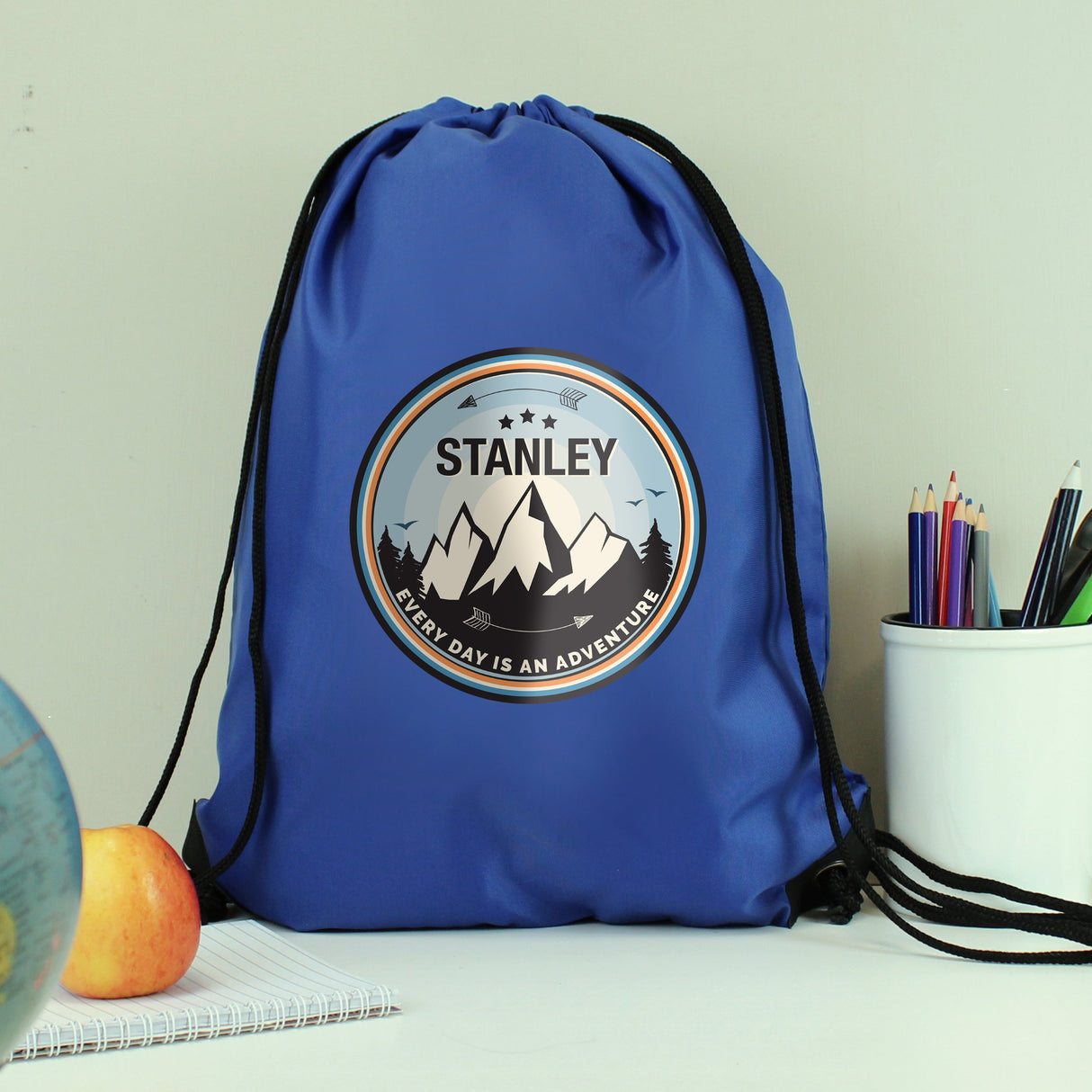 Personalised Adventure Blue Kit Bag - Shop Kids Bags At Gift Moments - 5