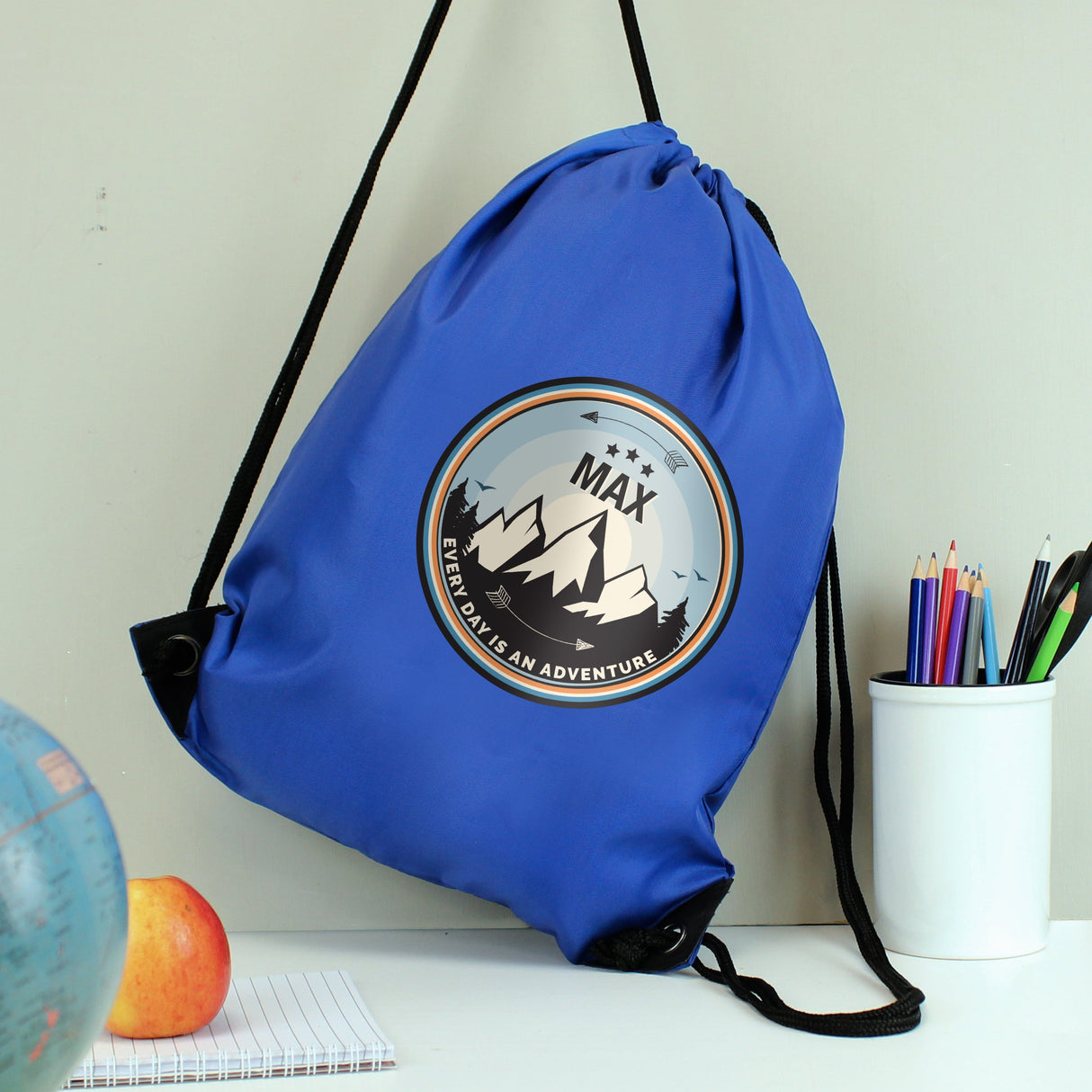 Personalised Adventure Blue Kit Bag - Shop Kids Bags At Gift Moments - 4