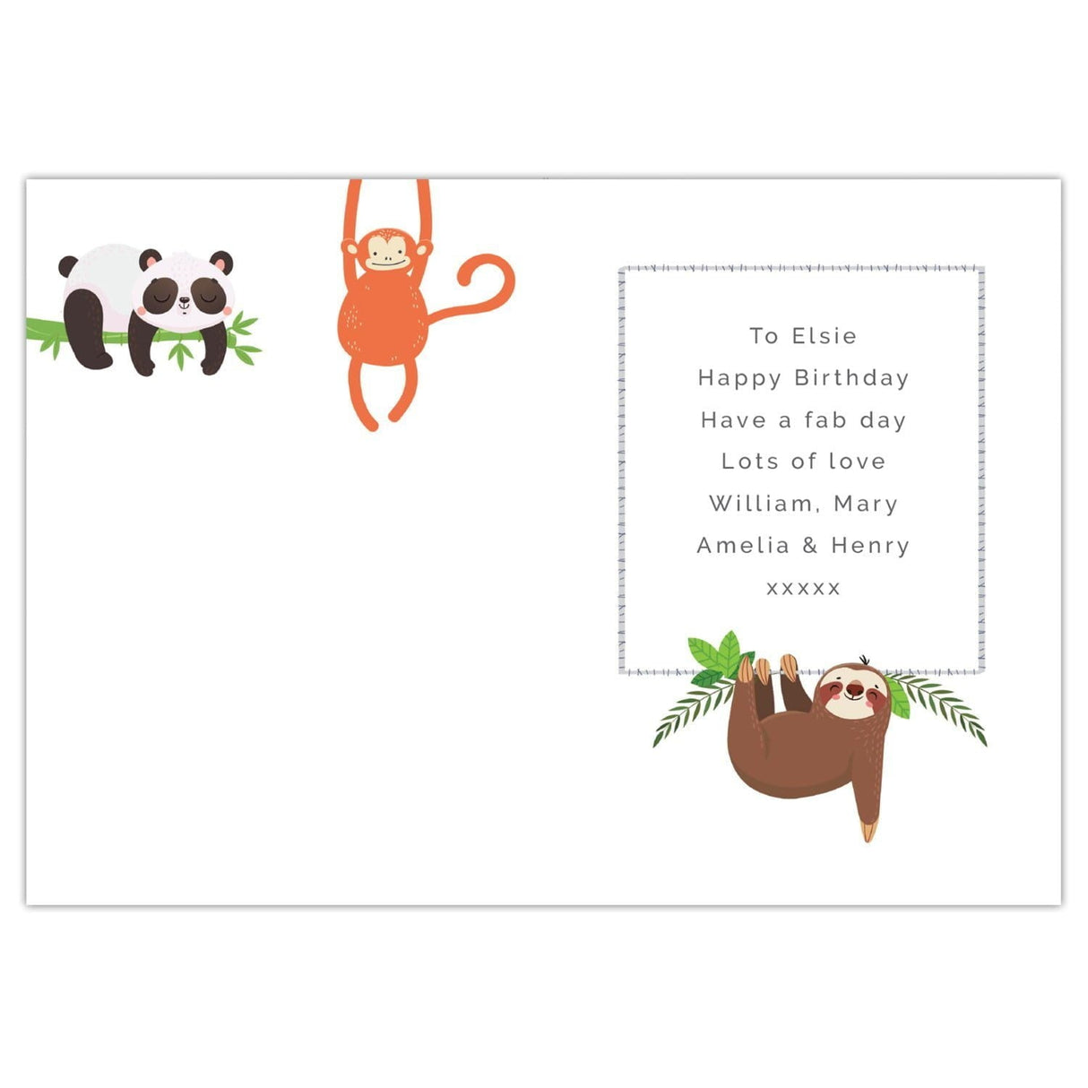 Personalised Animal Birthday Card - Shop Greeting Cards At Gift Moments - 6